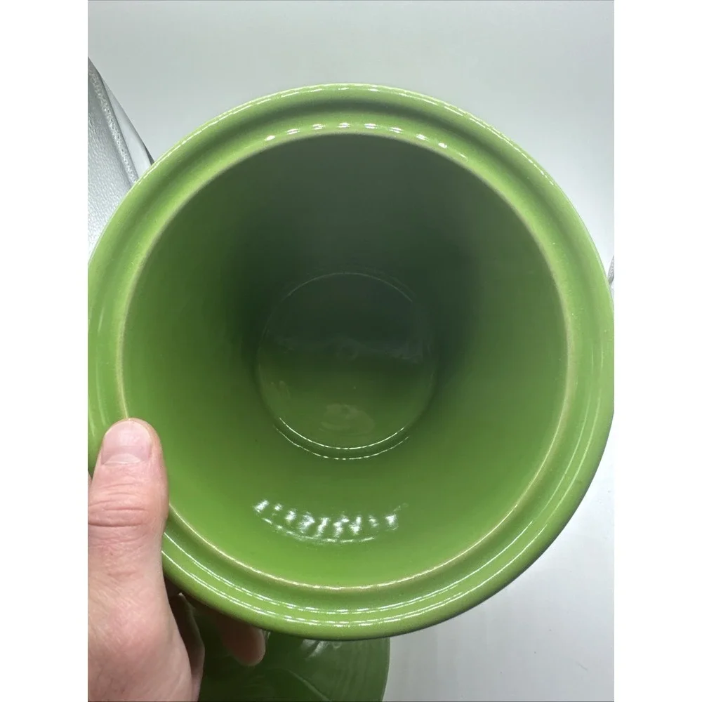 Fiesta Ware Homer Laughlin Co Shamrock Green 3 Qt Large Canister W/ Lid Retired